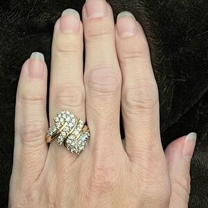 2 Carat 10k gold Ring